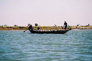 Pinasse sur Niger